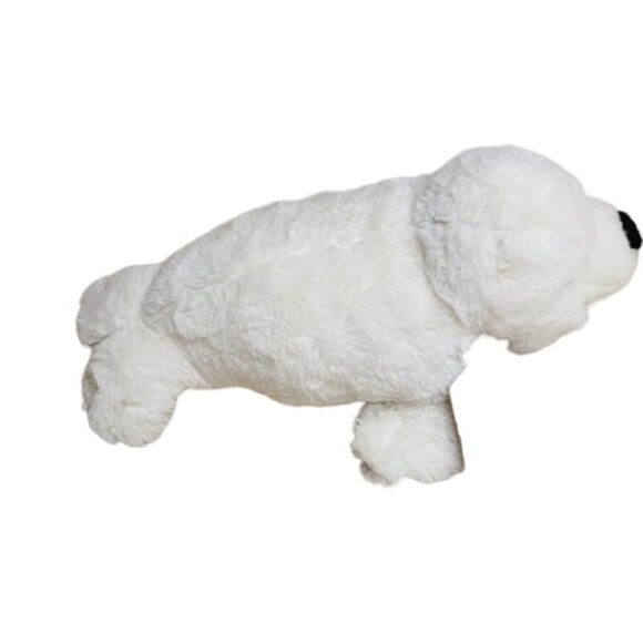Aurora Eco Nation White Seal Plush Toy 12"Made from 100 Percent Recycled Materia - Picture 2 of 7
